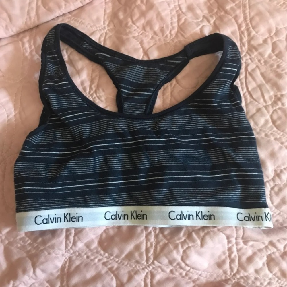 calvin klein sports bra